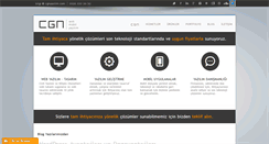 Desktop Screenshot of cgnyazilim.com